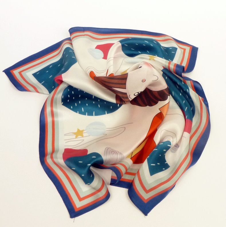 Jedwabna apaszka gawroszka