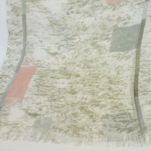 Szal z lnu, lekki i cienki