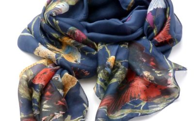 Jaki szalik do niebieskiej kurtki