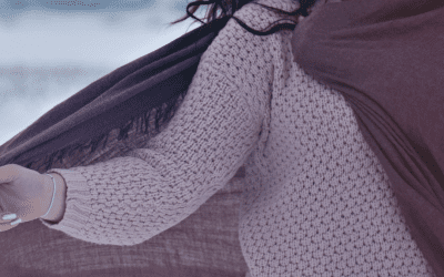 Szalik lniany na jesienne dni